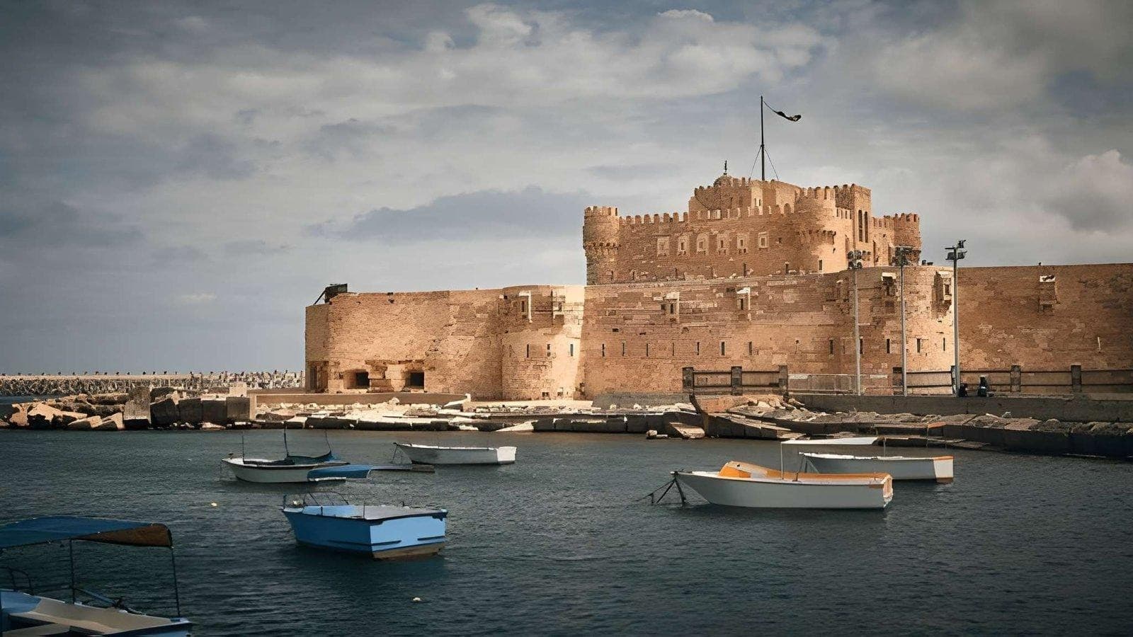 From Cairo: Alexandria Catacombs, Library & Qaitbay Citadel